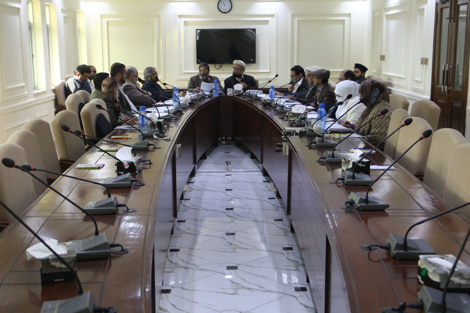 Mr. Miraj-ul-Huda (President Governing Body) Address Governing Body Meeting at Man 24-01-2020soorah Hospital Held on